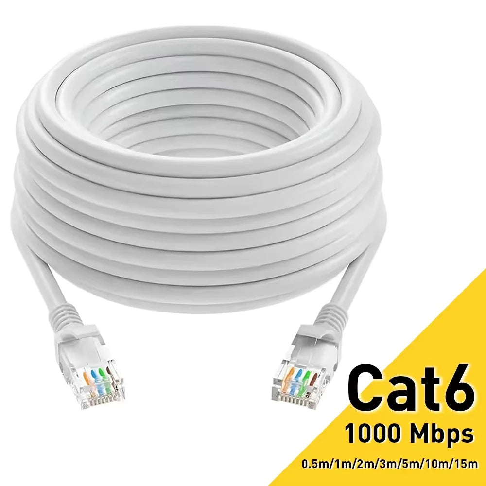 Internetkabel für Router und Computer bis zu 1000 Mbit/s