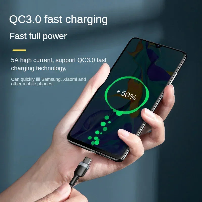 USB-C Schnellladekabel – 120W Super Charging